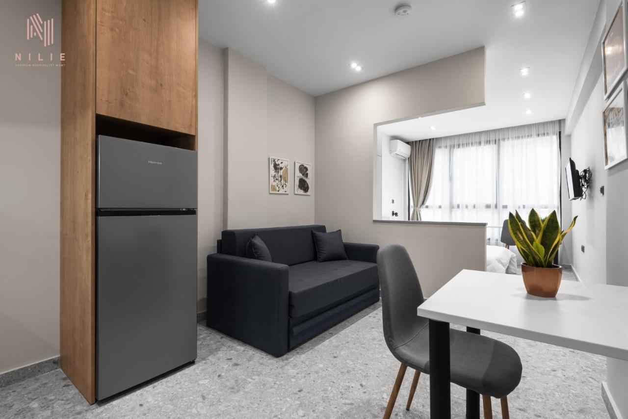 Ferienwohnung Timesquare, Nilie Hospitality Mgmt Thessaloniki Exterior foto