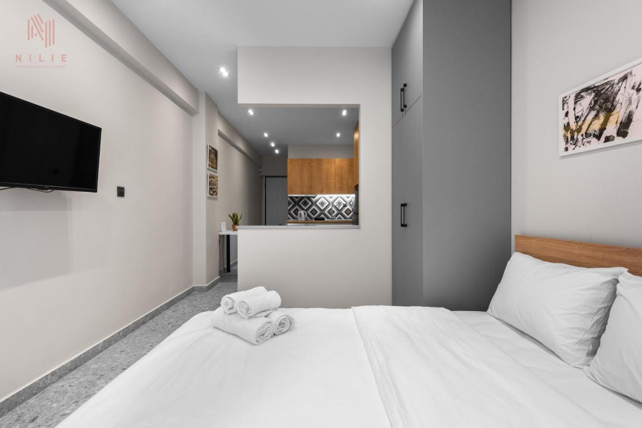 Ferienwohnung Timesquare, Nilie Hospitality Mgmt Thessaloniki Exterior foto