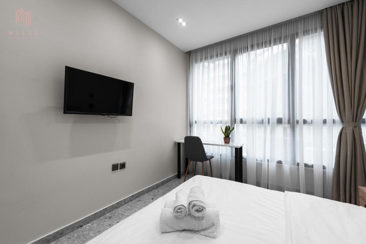 Ferienwohnung Timesquare, Nilie Hospitality Mgmt Thessaloniki Exterior foto