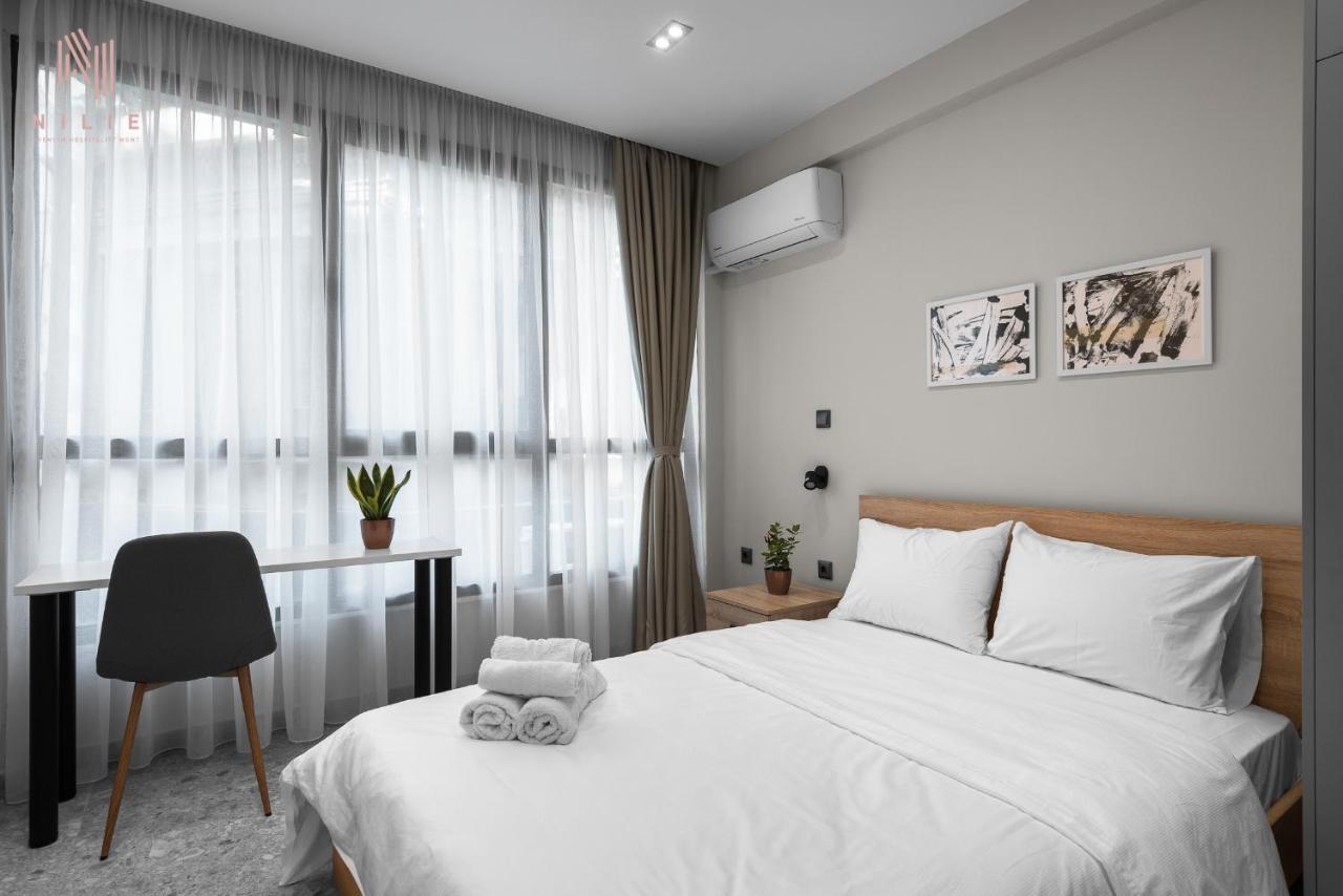 Ferienwohnung Timesquare, Nilie Hospitality Mgmt Thessaloniki Exterior foto